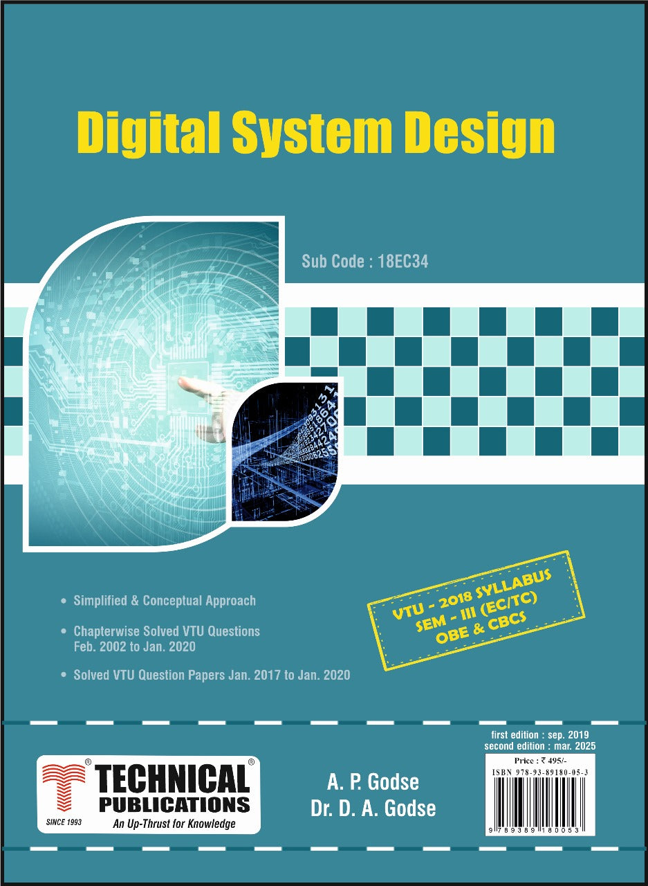 Digital System Design for BE VTU Course 18 OBE & CBCS (III- ECE - 18EC ...