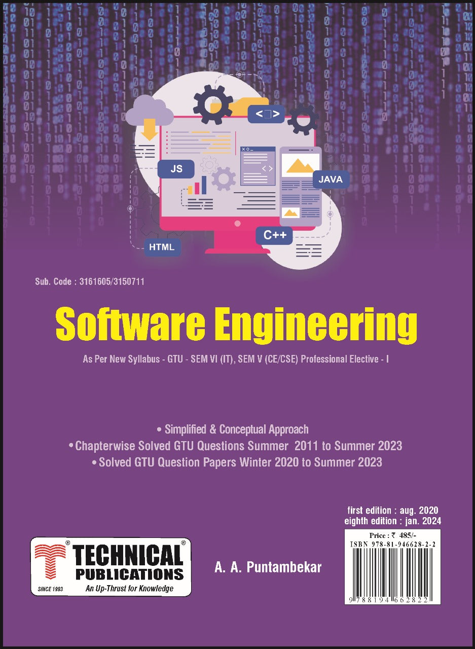 Software Engineering For GTU 18 Course VI IT 3161605 V CE CSE Software engineering for gtu 18 course vi it 3161605 v ce cse