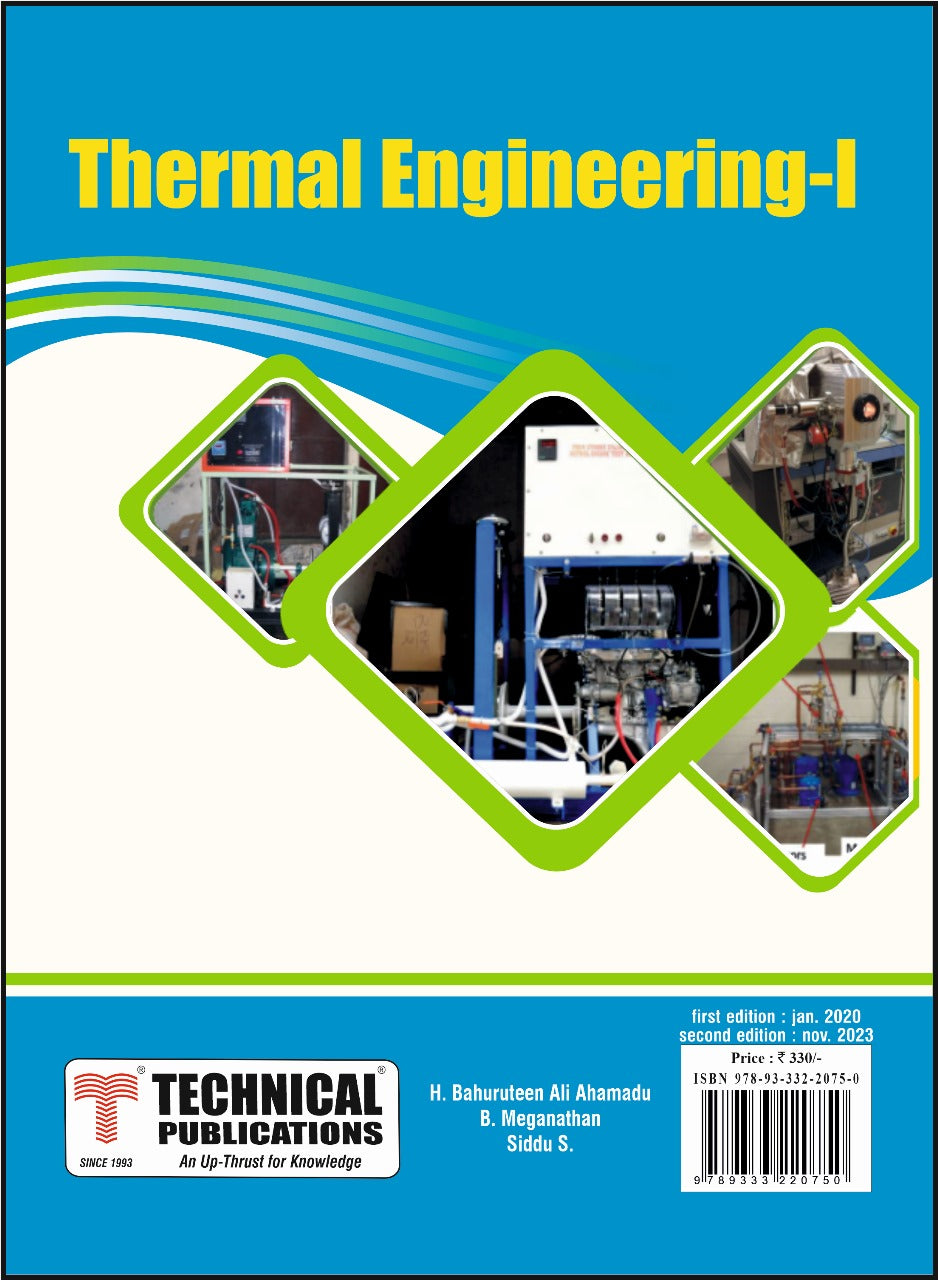 Thermal Engineering-I (Engineering Reference Book) – Technical Publications