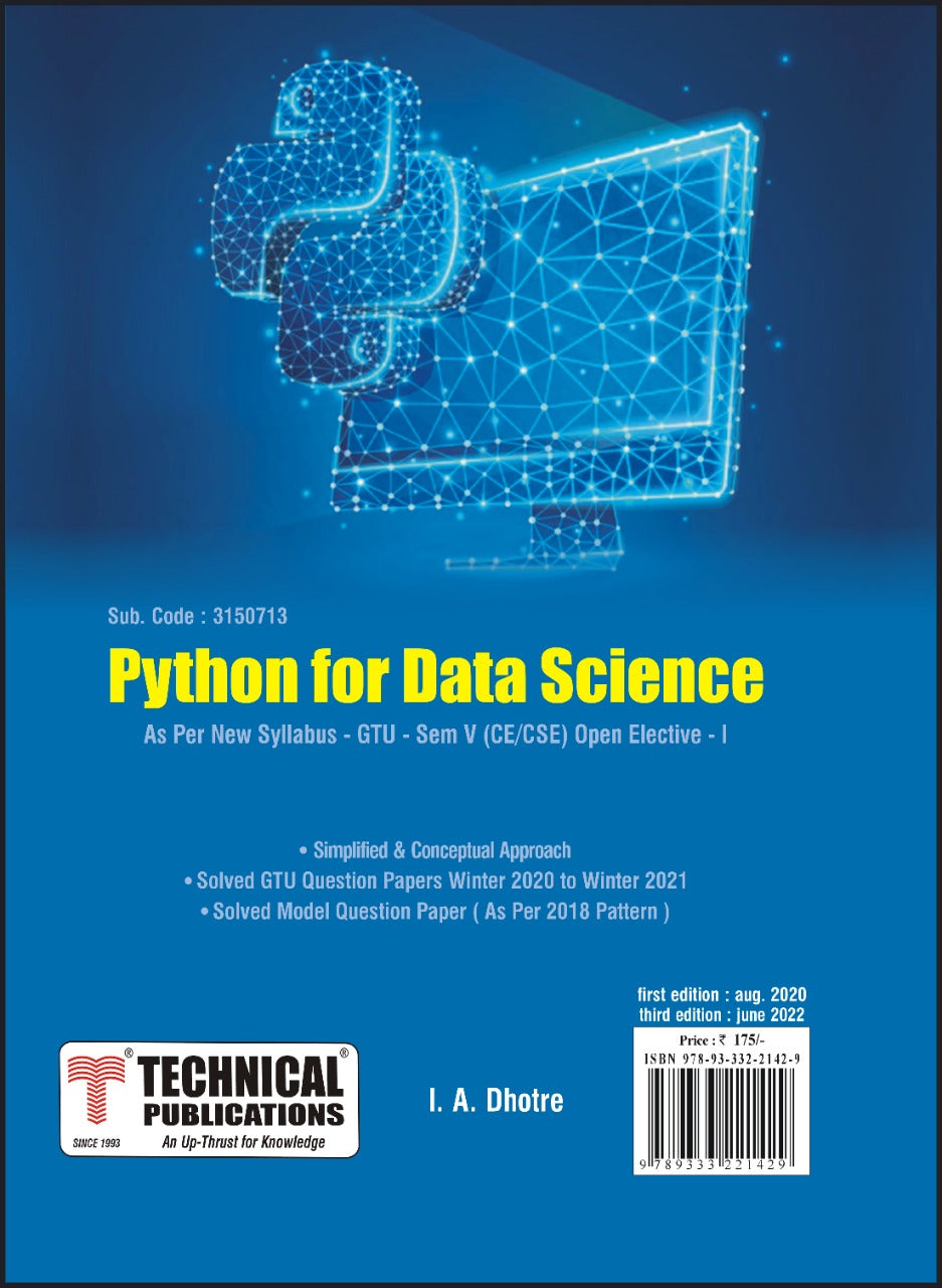 Python for Data Science for GTU 18 Course (V - CE/CSE - 3150713 ...
