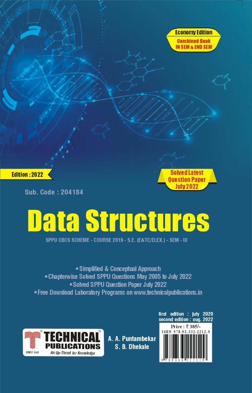 Data Structures for SPPU 19 Course (SE - III - E&Tc - 204184 ...