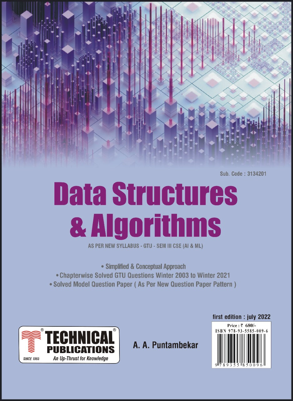 Data Structures and Algorithm for GTU 20 Course (III - CSE (AI & ML ...