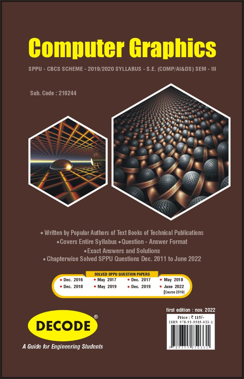 Computer Graphics for SPPU 19 Course (SE - III - Comp/AI&DS - 210244 ...