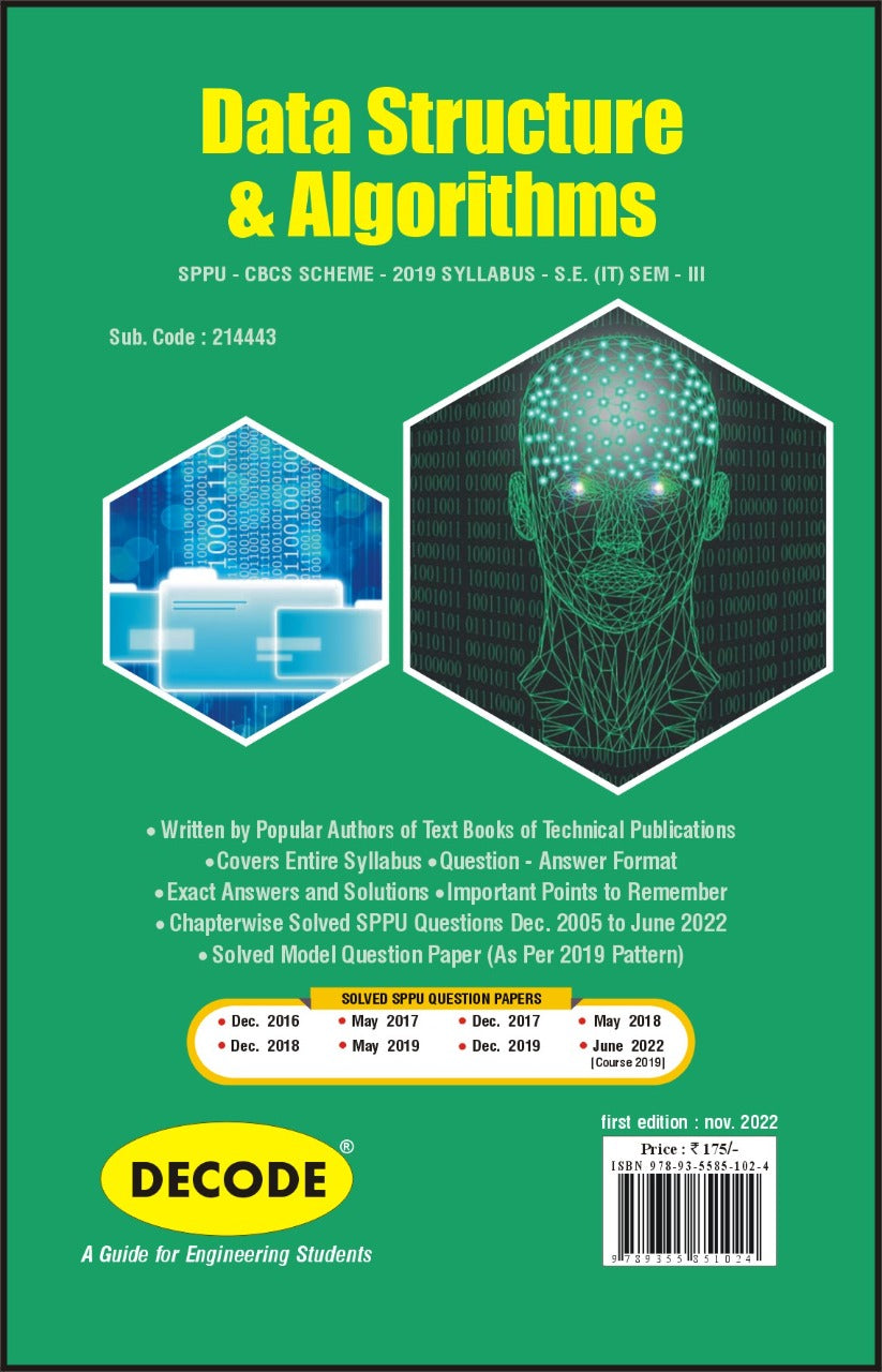 Data Structures & Algorithms for SPPU 19 Course (SE - III - IT - 21444 ...