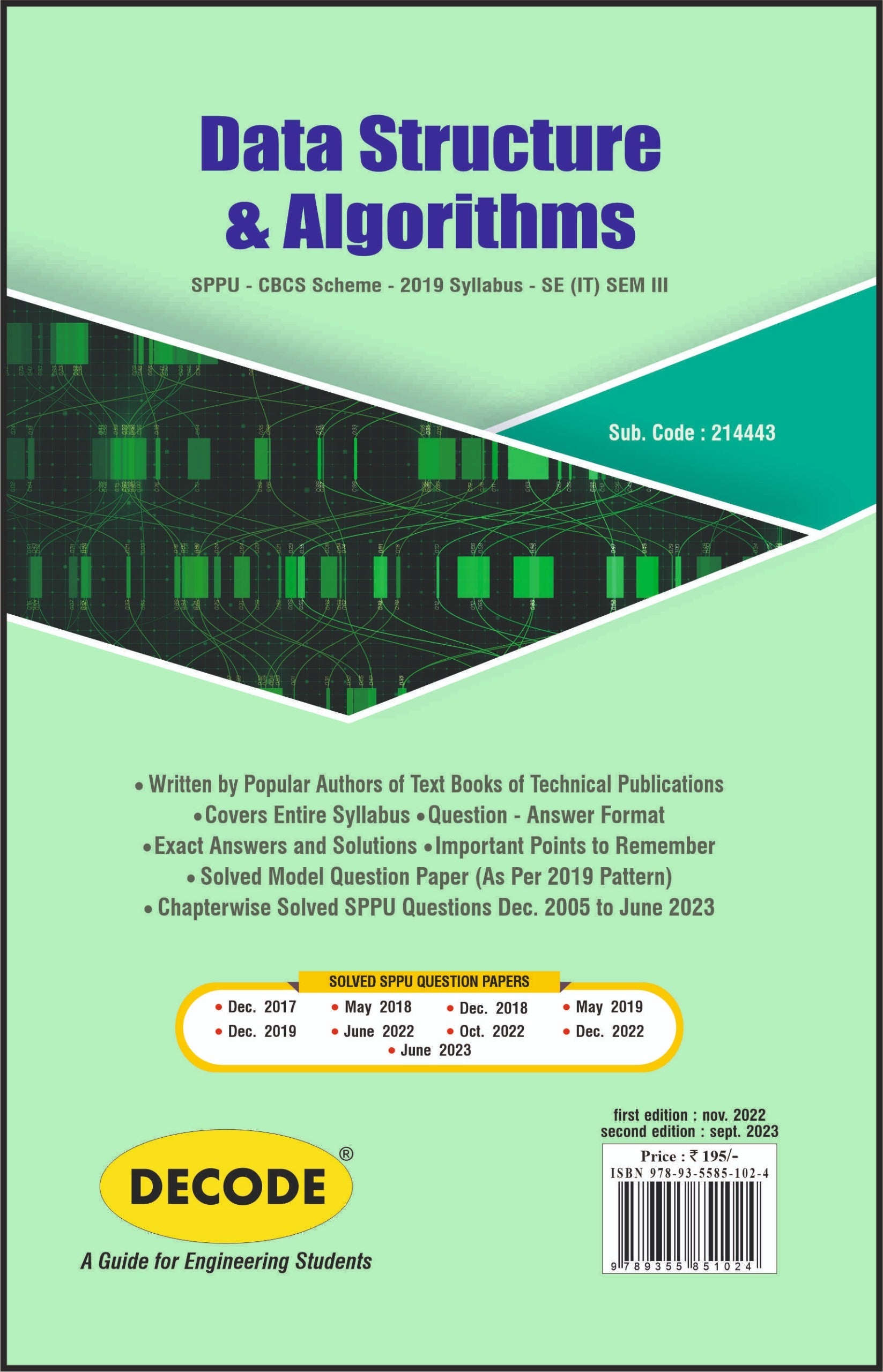 Data Structures & Algorithms for SPPU 19 Course (SE - III - IT - 21444 ...