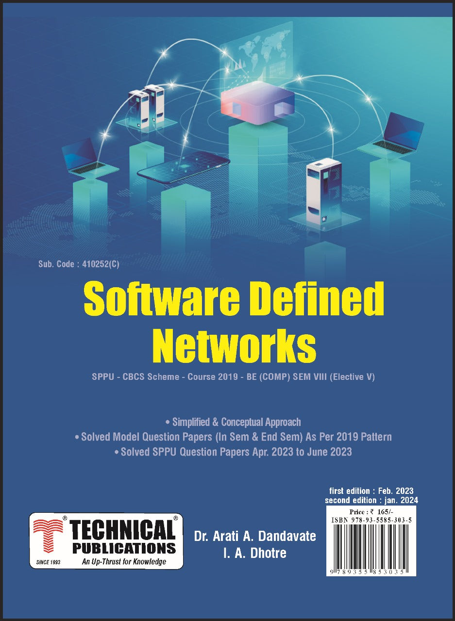 Software Textbook Software Defined Networks for SPPU 19 Course (BE - SEM VIII - COMP ...