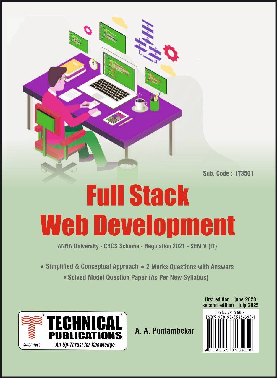 Full Stack Web Development for BE Anna University R21CBCS (V - IT - IT ...