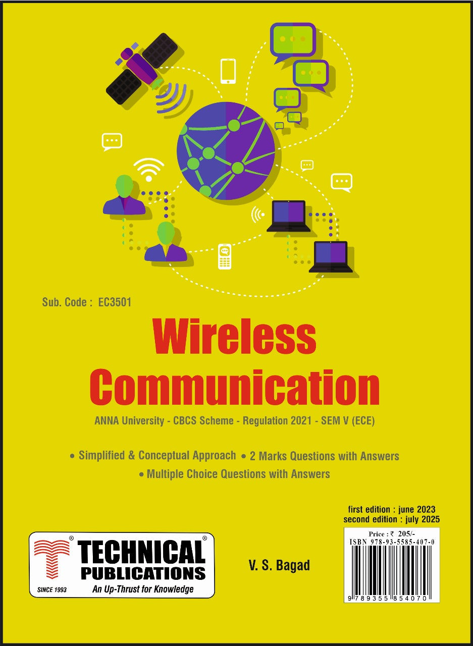 Wireless Communication for BE Anna University R21CBCS (V - ECE - EC350 ...