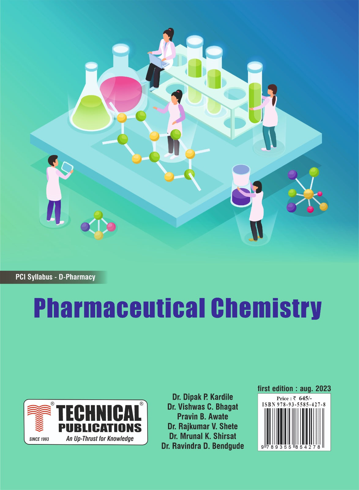 PHARMACEUTICAL CHEMISTRY (Ist Year ER2012T) TEXTBOOK Technical