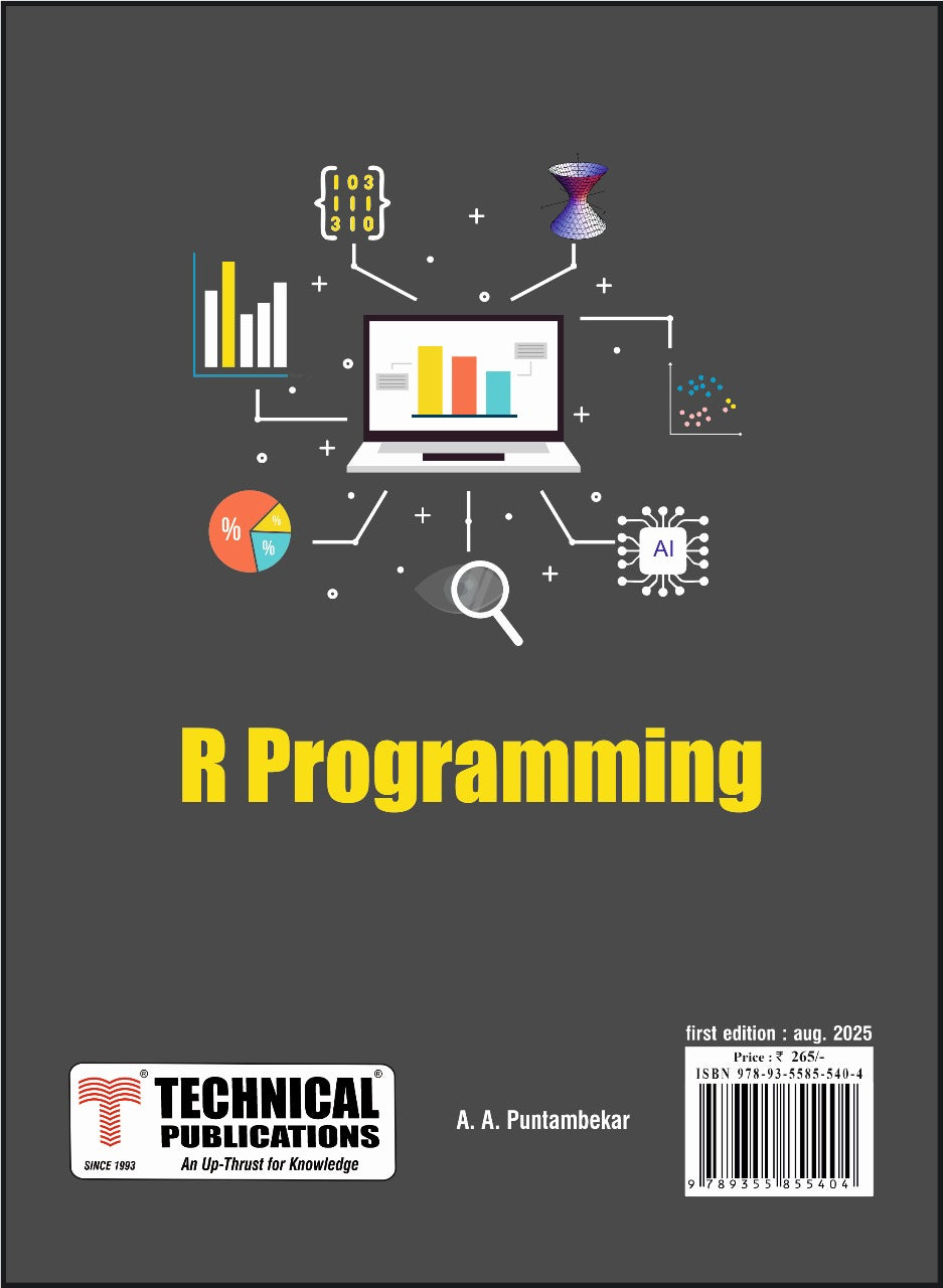 R Programming (Engineering Reference Books) – Technical Publications