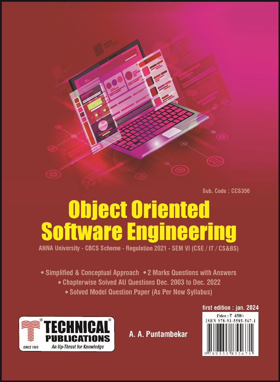 Object Oriented Software Engineering for BE Anna University R21 CBCS ...