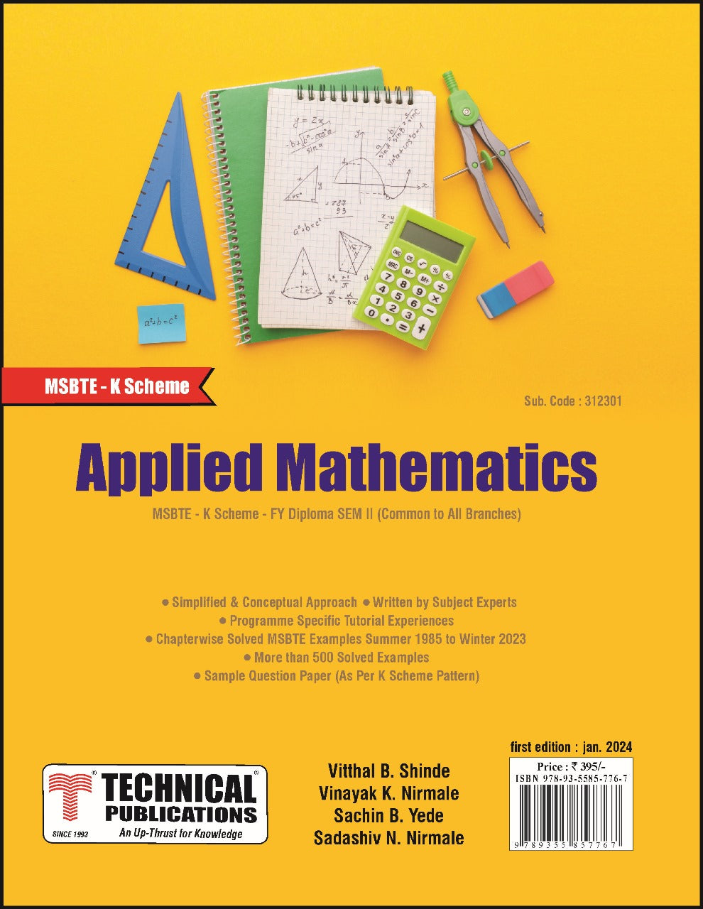 Applied Mathematics for MSBTE K Scheme (II - Common - 312301 ...