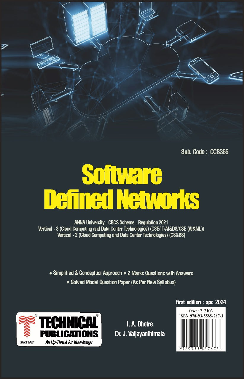 Software Defined Networks for BE Anna University R21CBCS (V,VI(Vertica ...