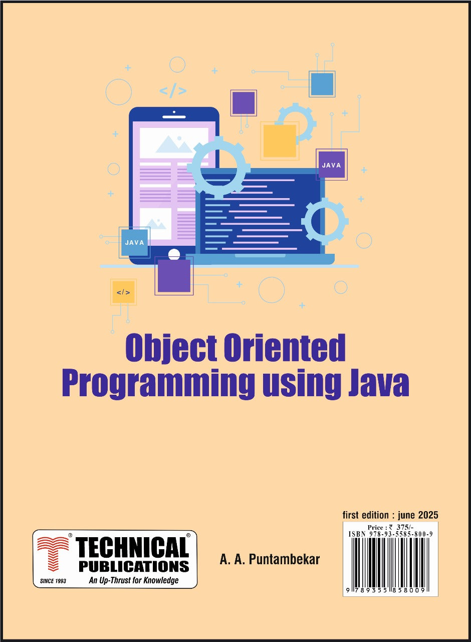 Object Oriented Programming using Java (Engineering Reference Books ...