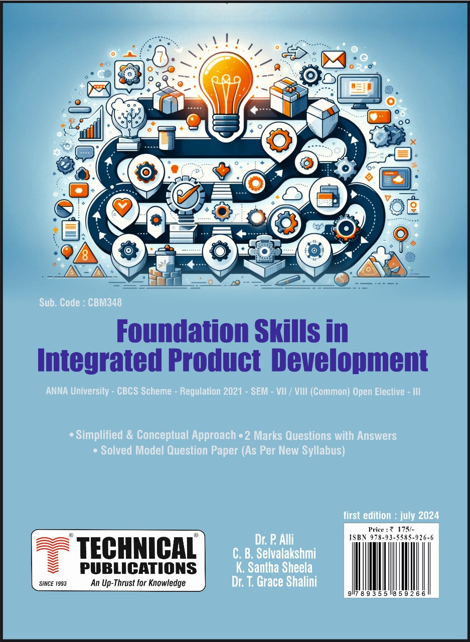 Foundation Skills in Integrated Product Development for BE Anna Univer ...