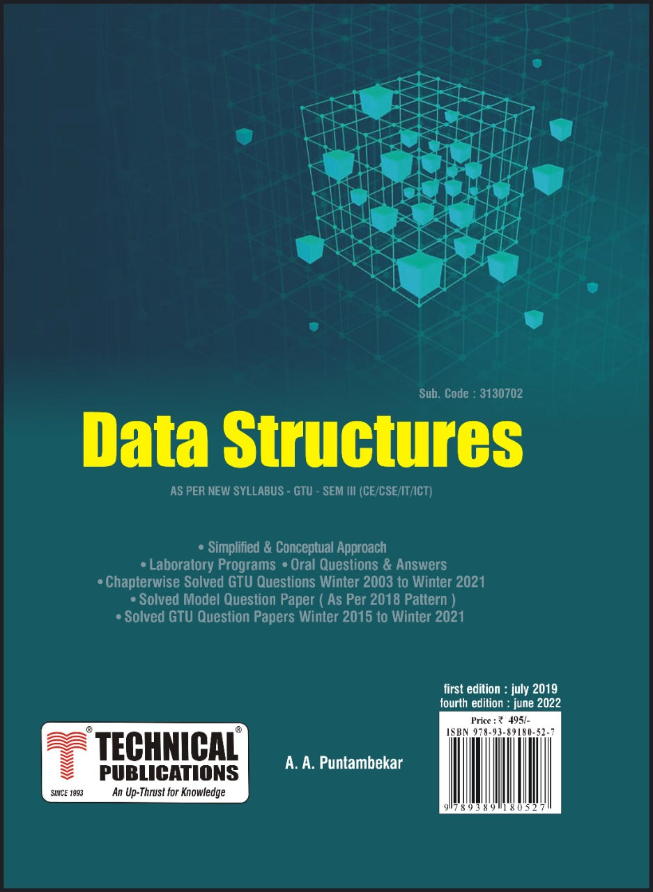 Data Structures for GTU 18 Course (III - CE/CSE/IT/ICT - 3130702 ...