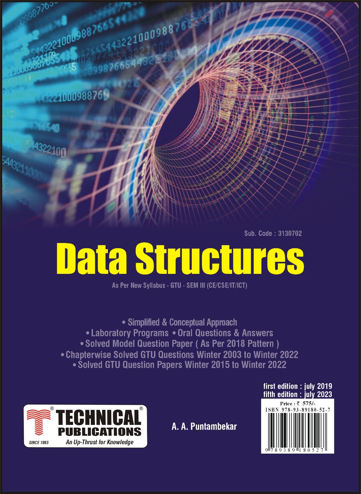 Data Structures for GTU 18 Course (III - CE/CSE/IT/ICT - 3130702 ...