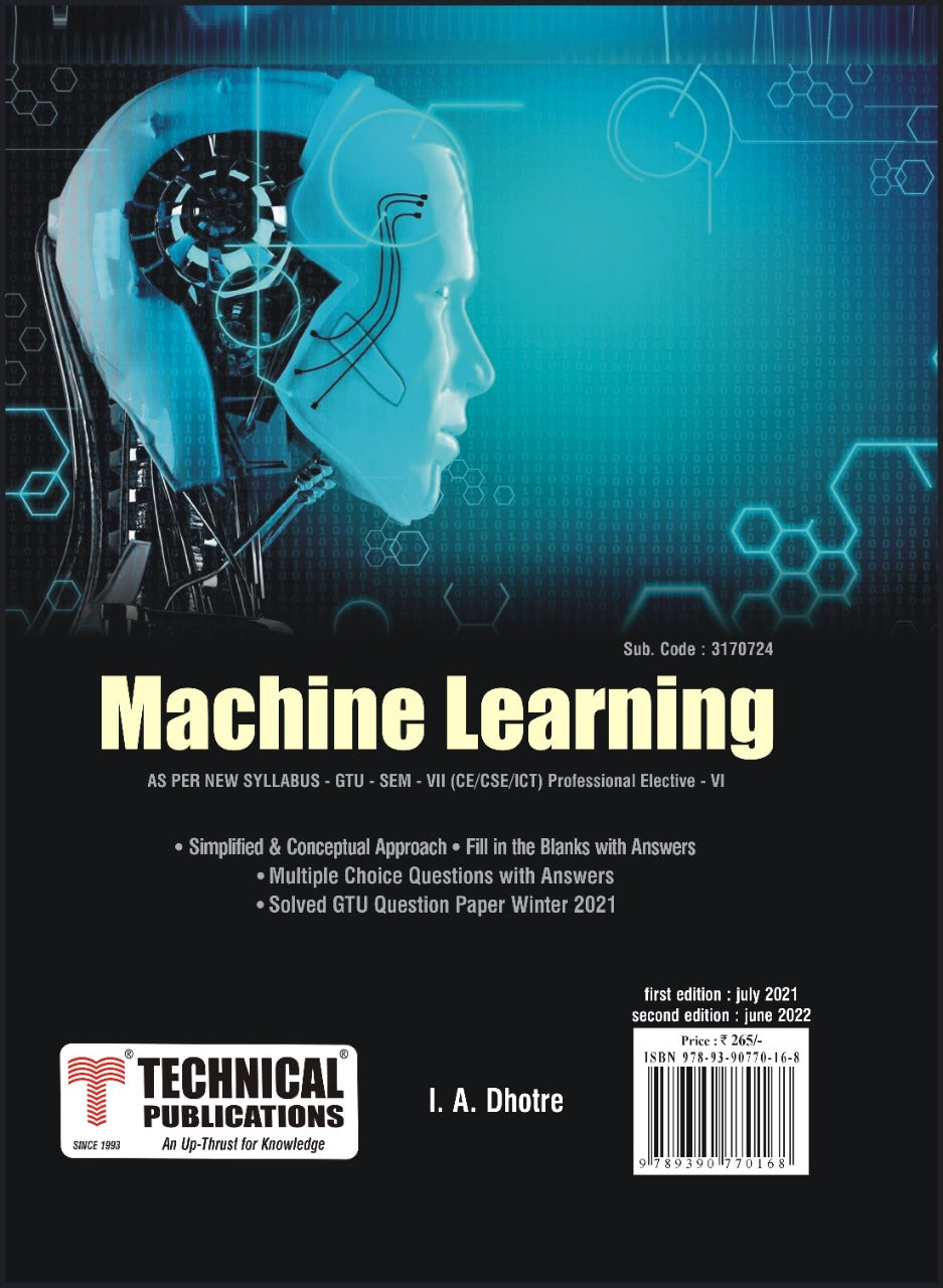 Machine Learning for GTU 18 Course (VII - CE/CSE/ICT - 3170724) - Prof ...