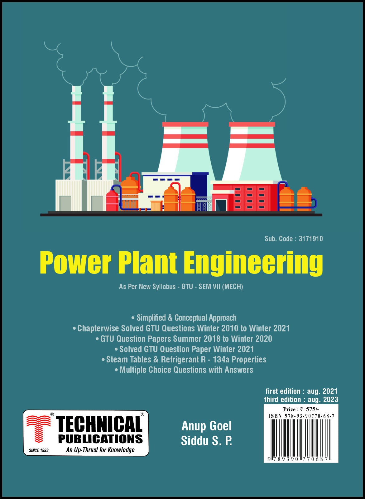 Power Plant Engineering for GTU 18 Course (VII - Mechanical - 3171910 ...