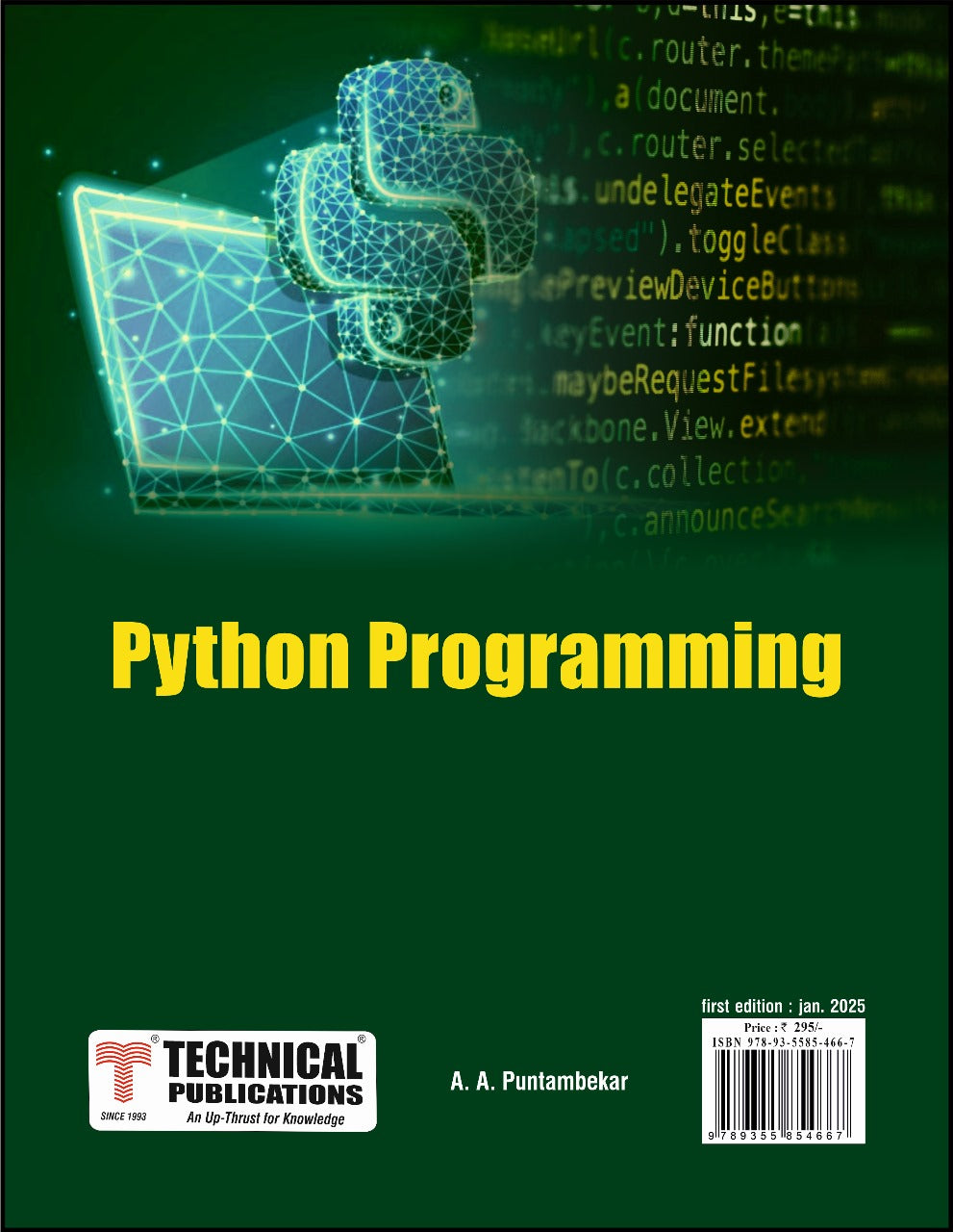 Python Programming (Engineering Reference Books) – Technical Publications