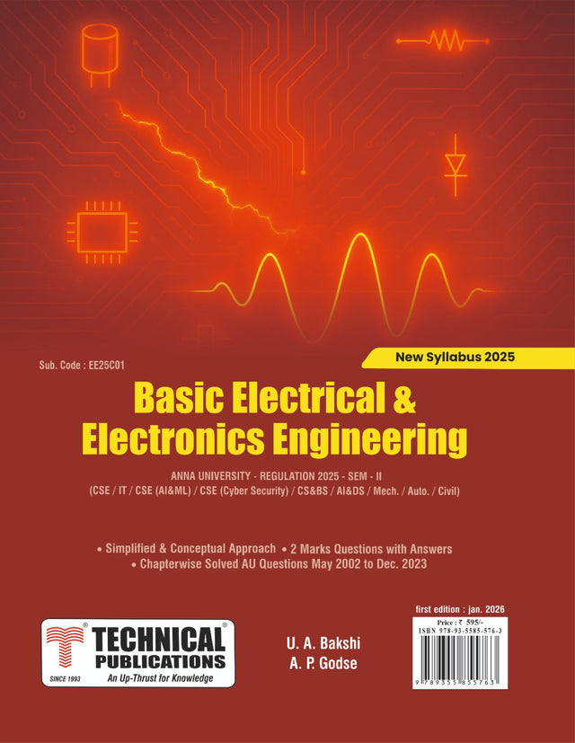 Basic Electrical and Electronics Engineering for BE Anna University R2 ...