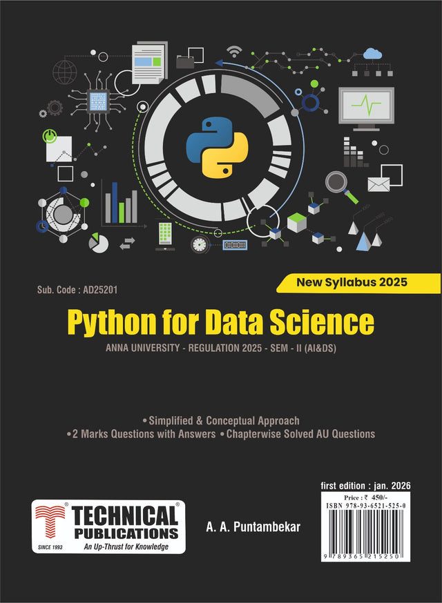 Ds With Python Programs Python for Data Science for BE Anna University R25 CBCS (II - AI&DS ...
