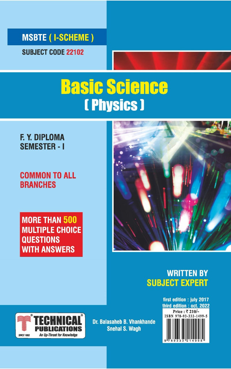 Basic Science Physics For MSBTE I Scheme I Common 22102 basic-science-physics-for-msbte-i-scheme-i-common-22102