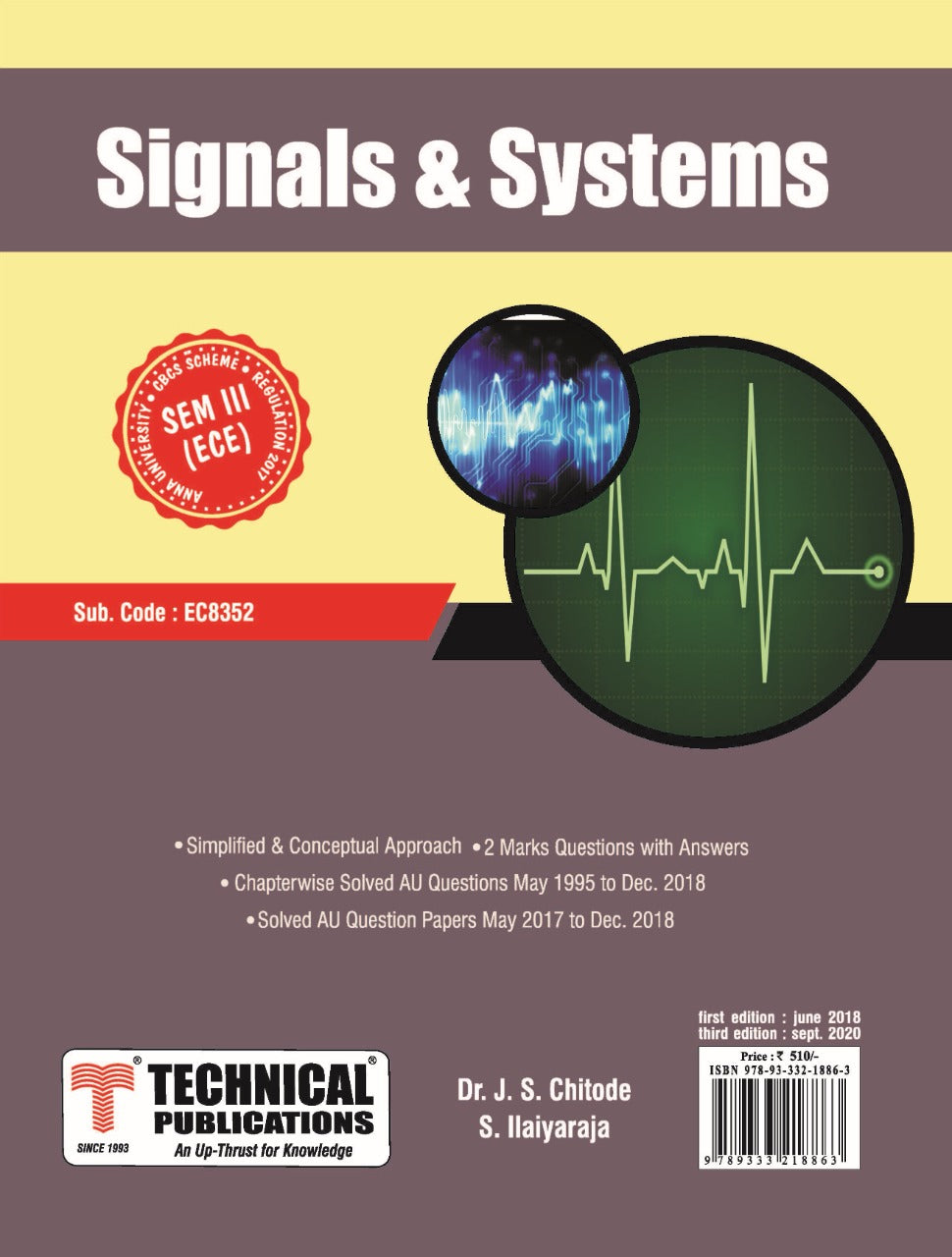 SIGNALS & SYSTEMS for BE Anna University R17 CBCS (III-ECE - EC8352 ...