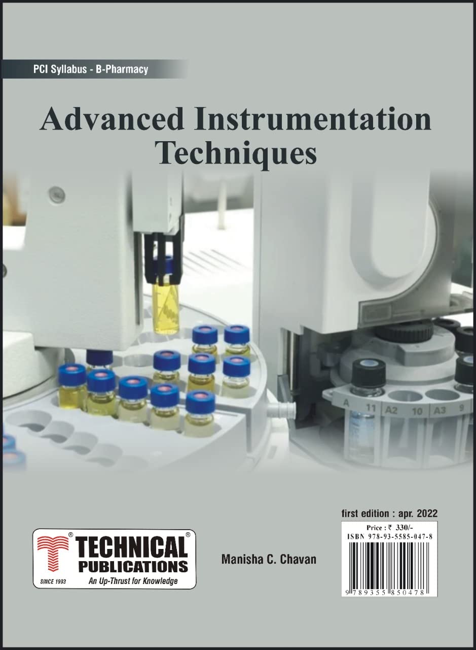 Advanced Instrumentation Techniques Gtu Notes.pdf Advanced Instrumentation Techniques - for B. PHARMACY PCI SYLLABUS - 1 ...