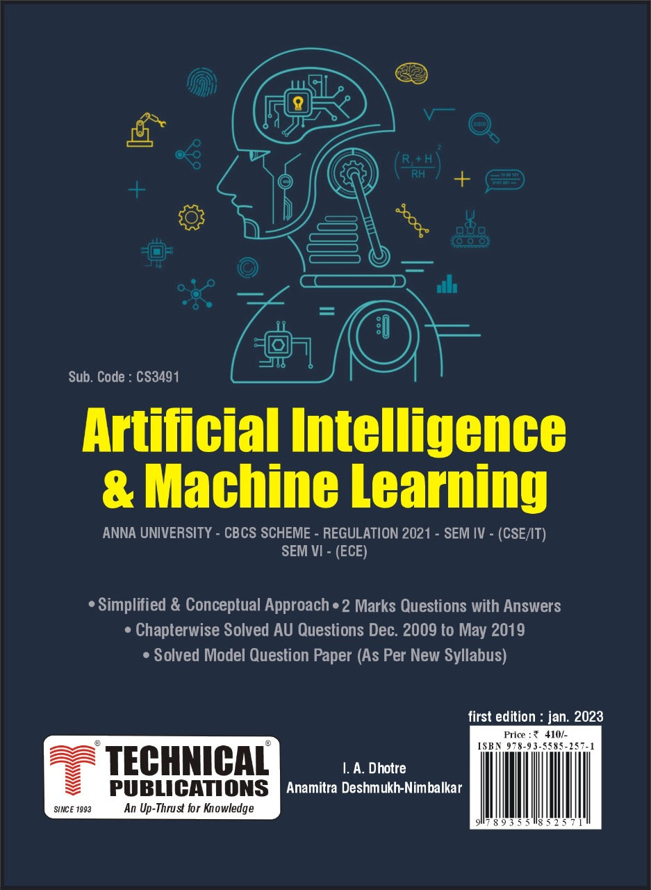 Artificial Intelligence and Machine Learning for BE Anna University R2 ...