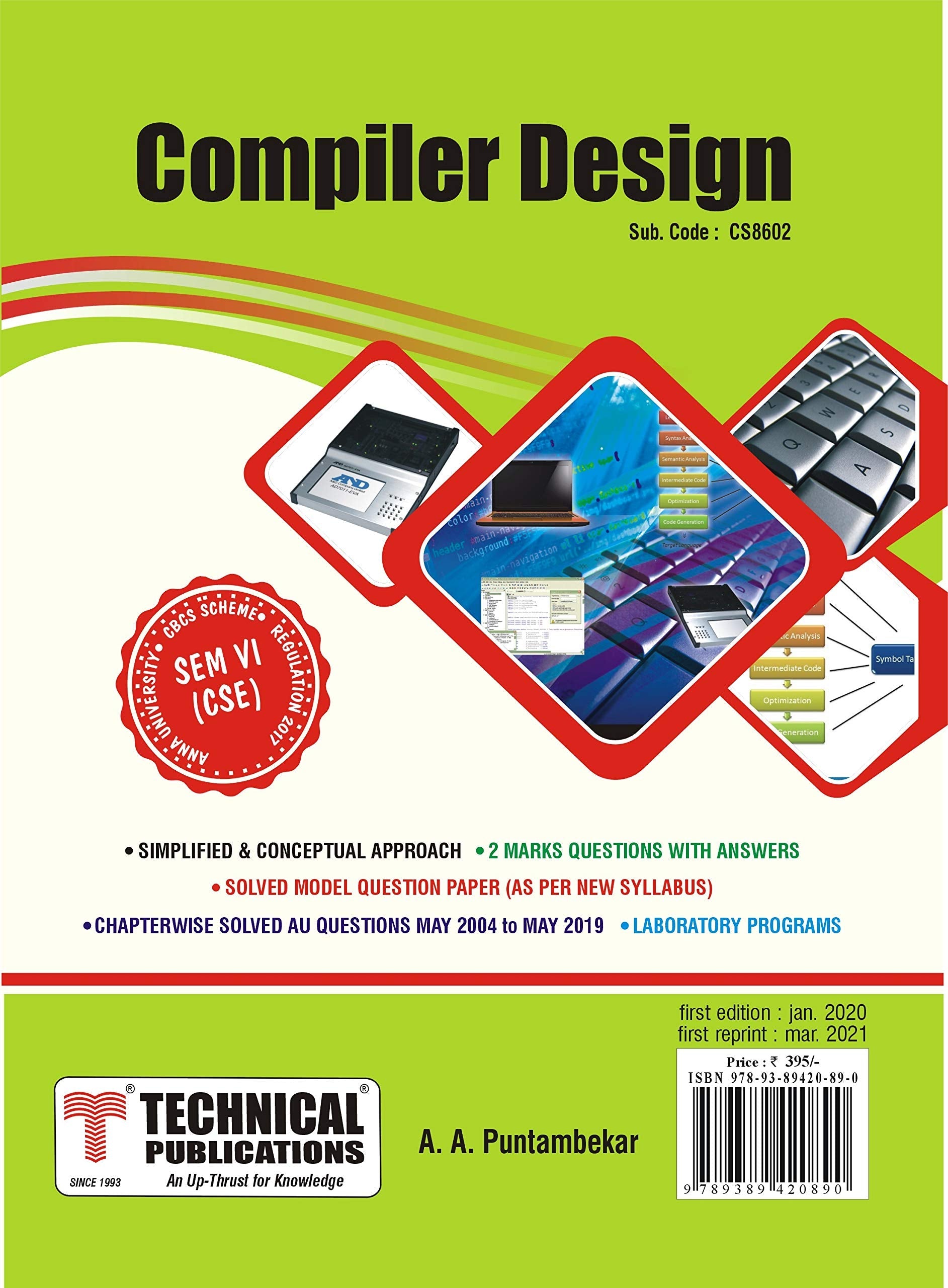 Compiler Design for Anna University R17 CBCS VI CSE CS8602