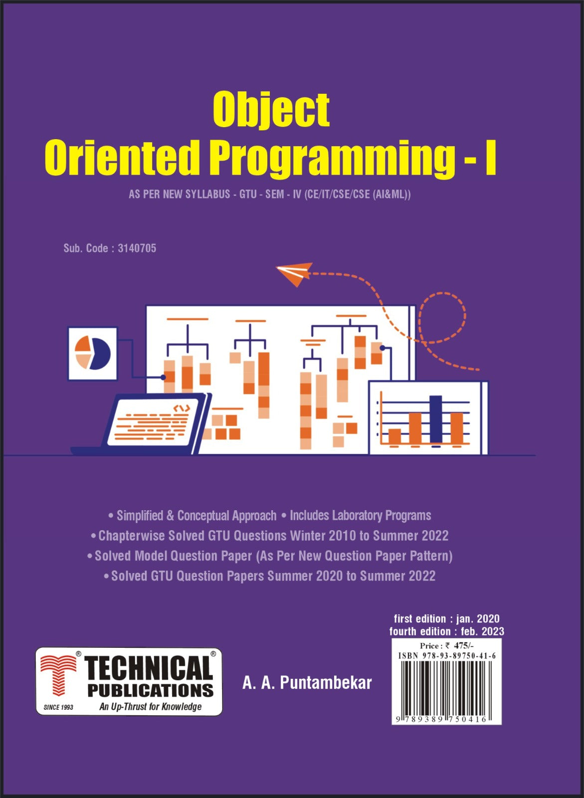 Object Oriented Programming-I for GTU 18 Course (IV - CE/CSE/IT - 3140 ...