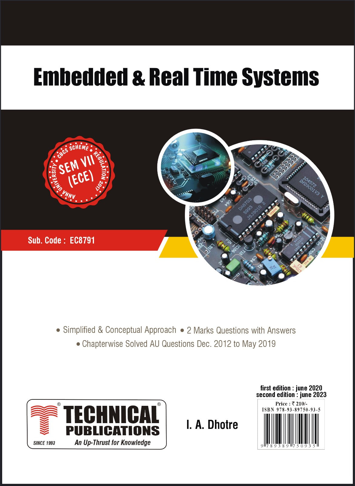 Embedded & Real Time Systems for BE Anna University R17 (VII-ECE - EC8 ...