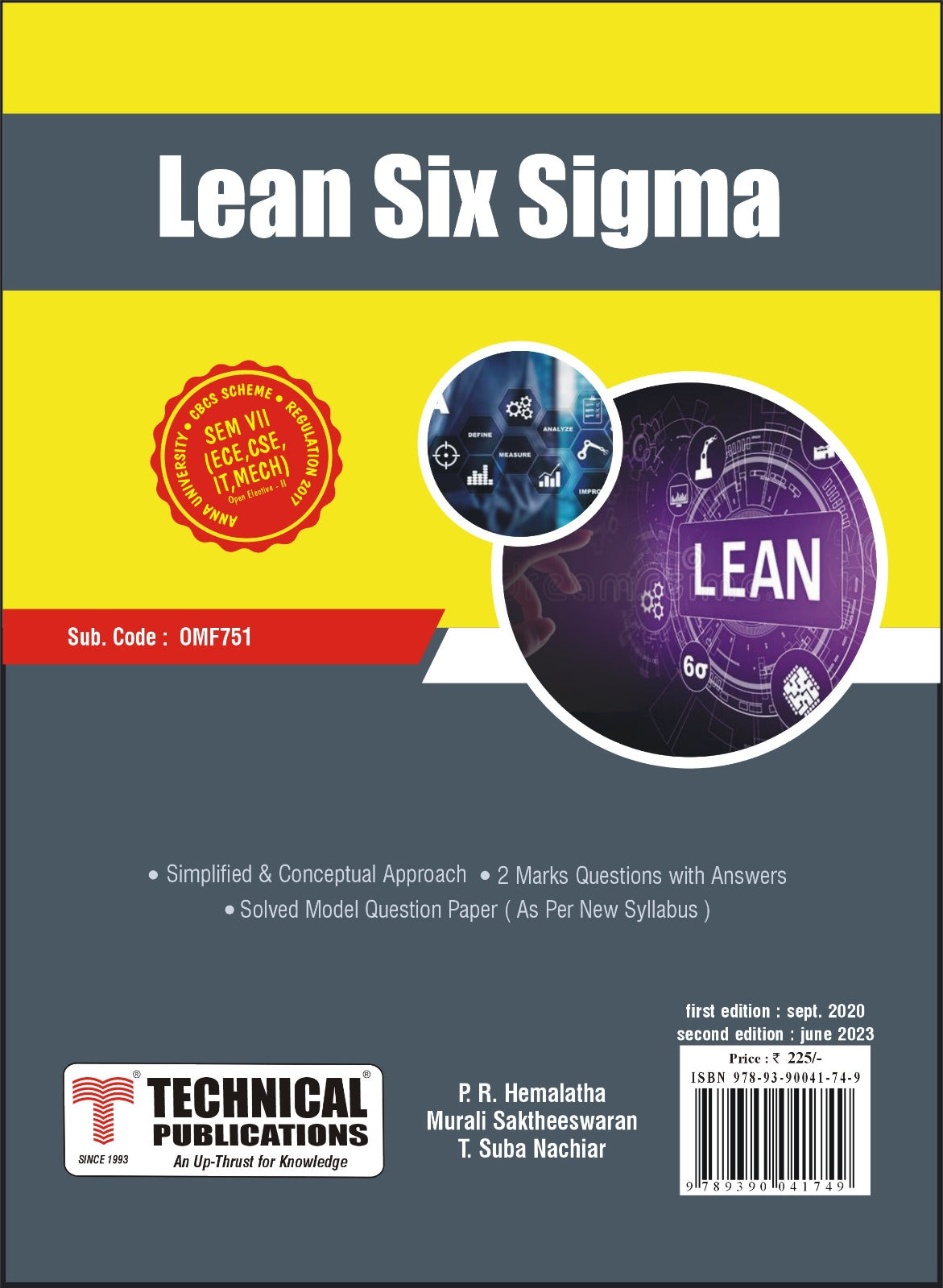 Lean Six Sigma for BE Anna University R17 (VII- ECE/Open Elec.-III - O ...
