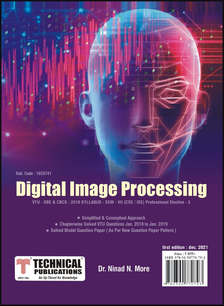 Digital Image Processing for BE VTU Course 18 OBE & CBCS (VII - CSE ...