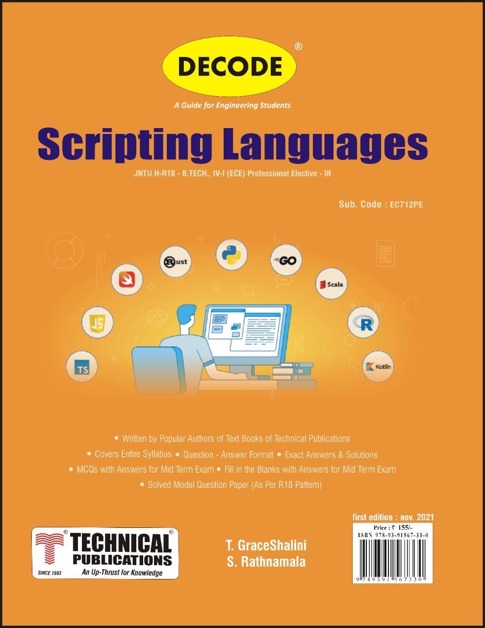 Scripting Languages for JNTU-H 18 Course (IV - I - ECE -EC712PE) - Pro ...