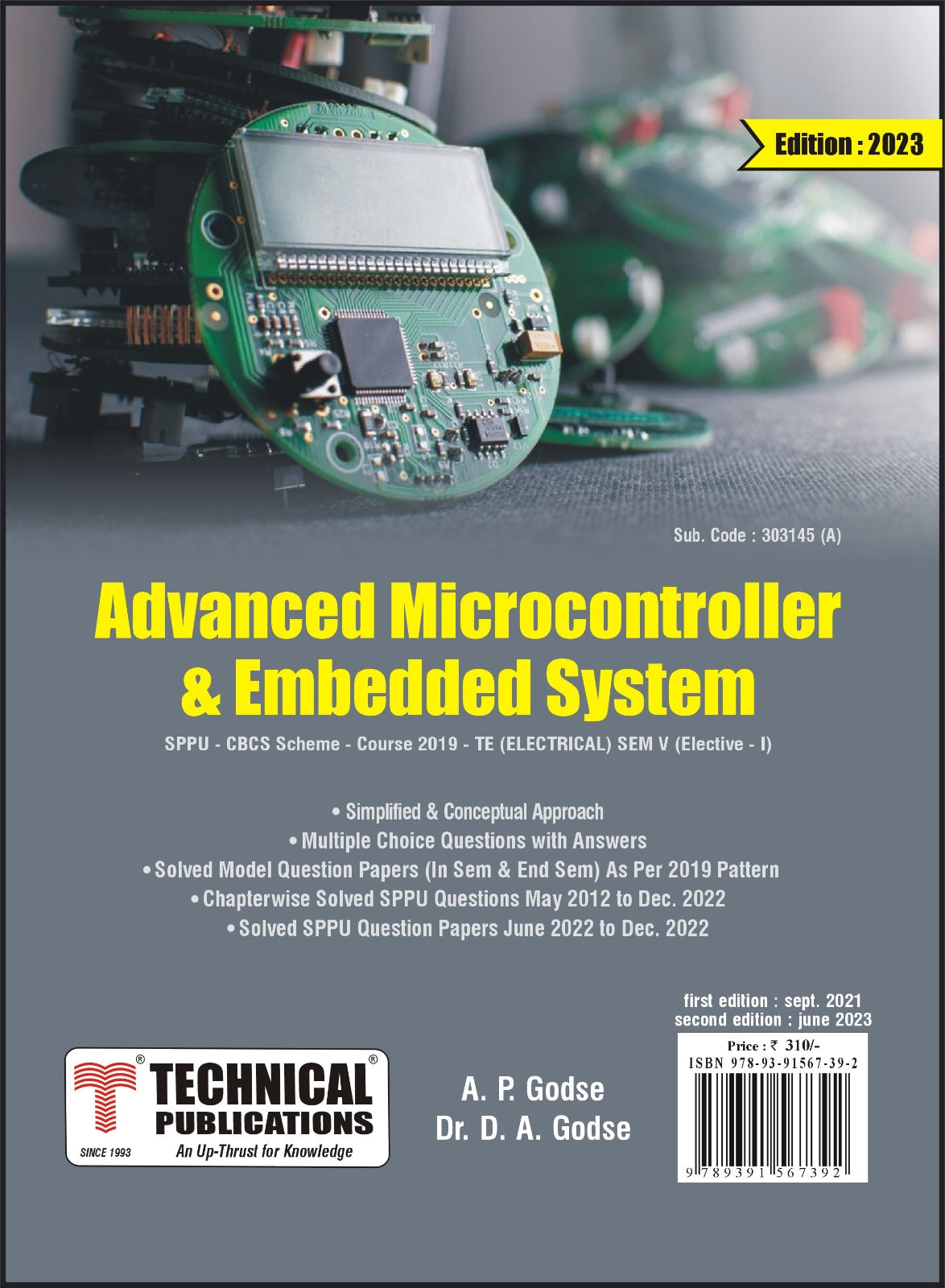 Advanced Microcontroller And Embedded System For SPPU 19 Course TE Advanced microcontroller and embedded system for sppu 19 course te