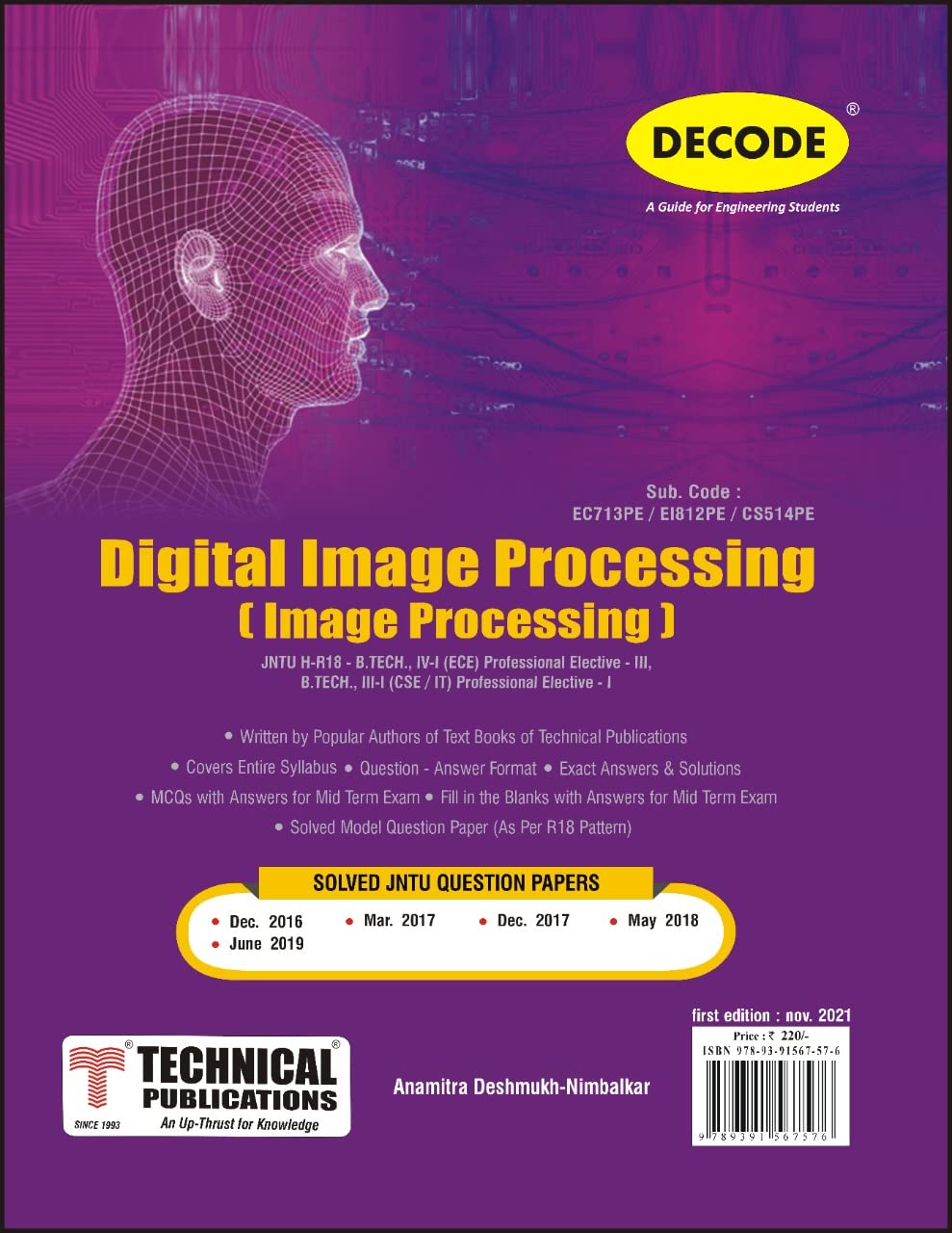 Digital Image Processing JNTU-H 18 Course (IV - I - ECE -EC713PE - Pro ...